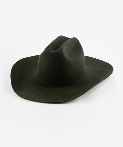 Teddy Cattleman Cowboy Hat in Dark Green