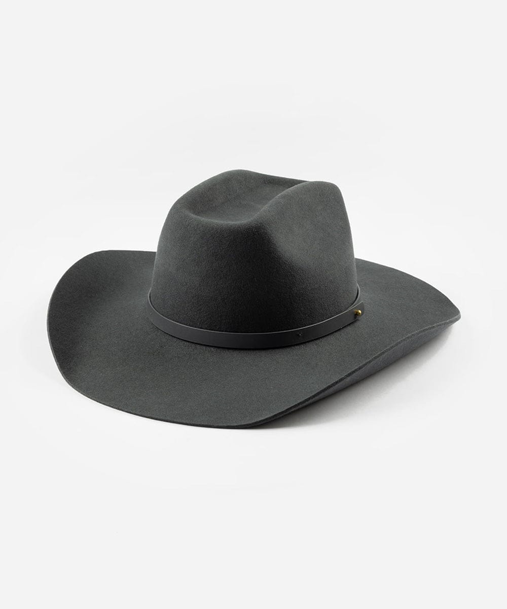 Shane Cowboy Hat in Dark Grey