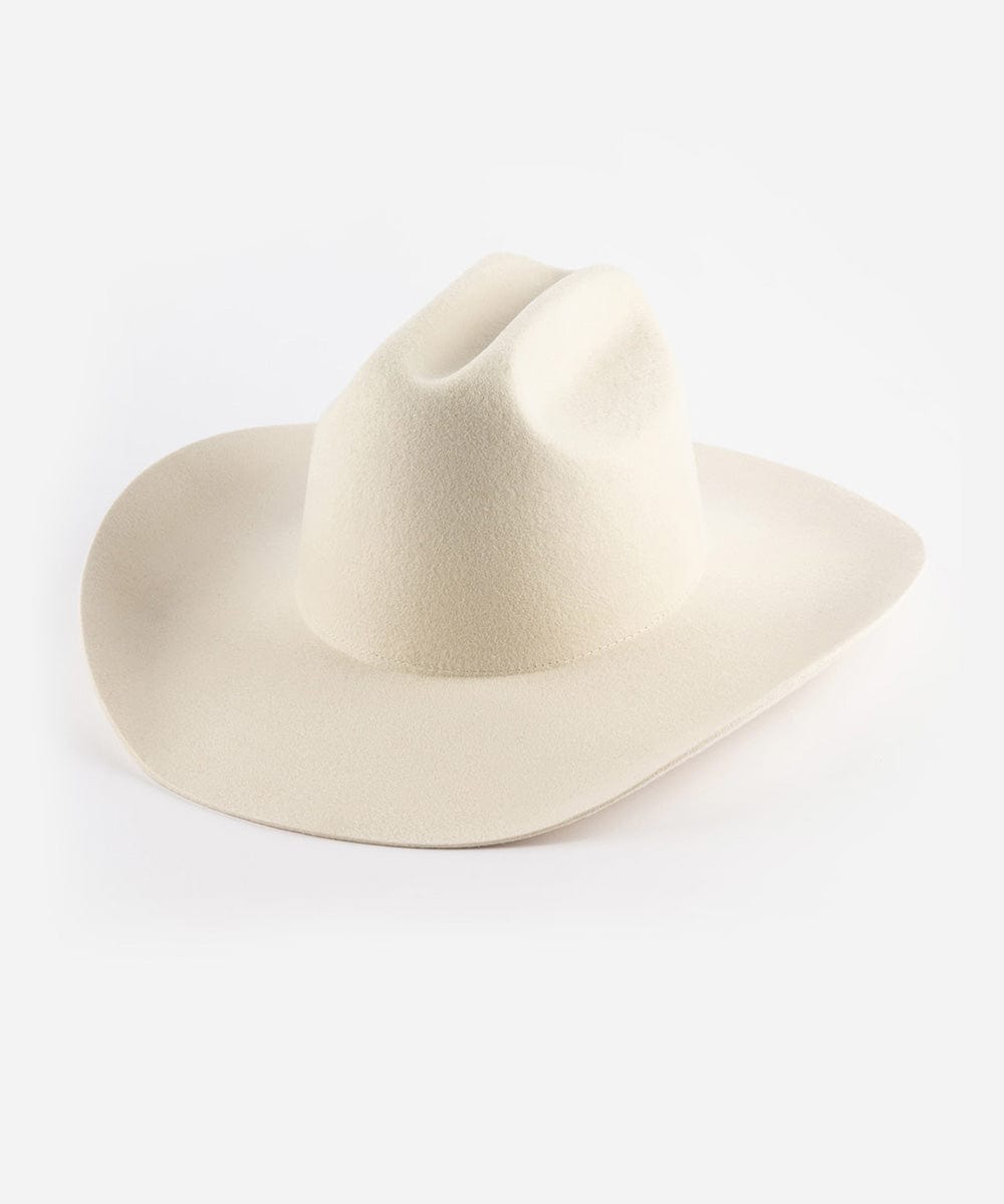 Teddy Cattleman Cowboy Hat in Off White