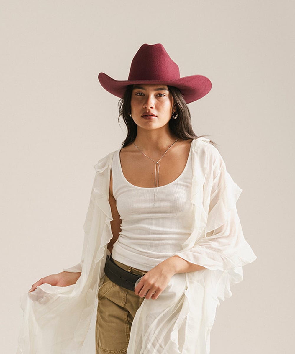 Teddy Cattleman Cowboy Hat, styled photo 9
