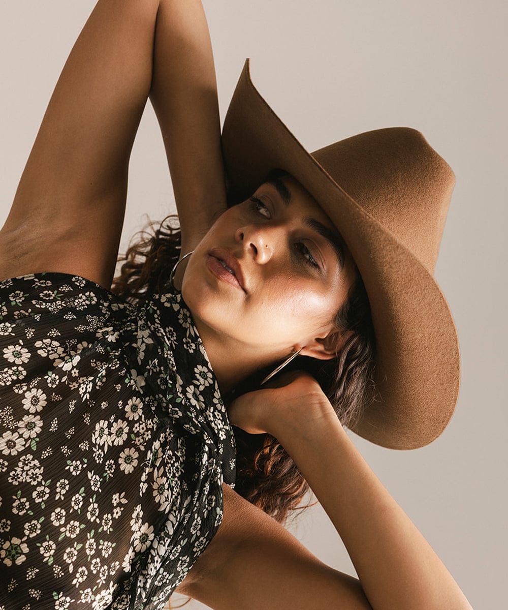 Teddy Cattleman Cowboy Hat, alternate angle 2