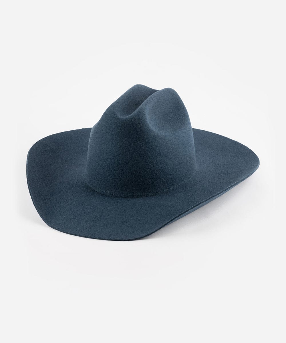 Teddy Cattleman Cowboy Hat in Vintage Blue