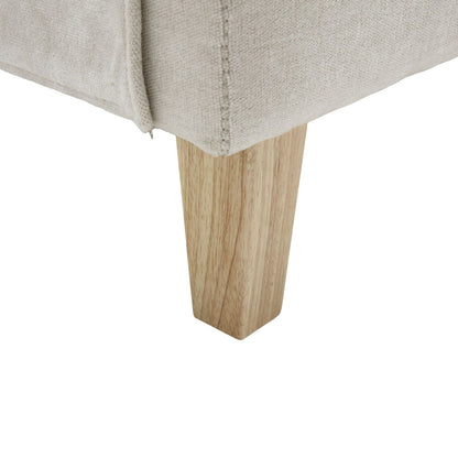 Foldable convertible sofa bed with pillows arranged on the seat (view 131)