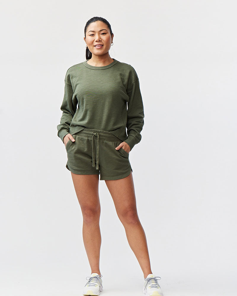 Freasy Short in Dark Moss