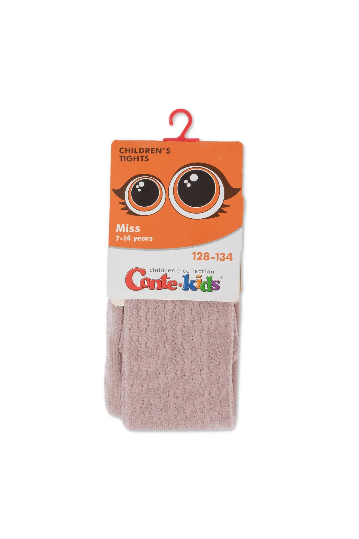 Conte-Kids Miss 618 cotton tights with mesh pattern, additional detail (6)