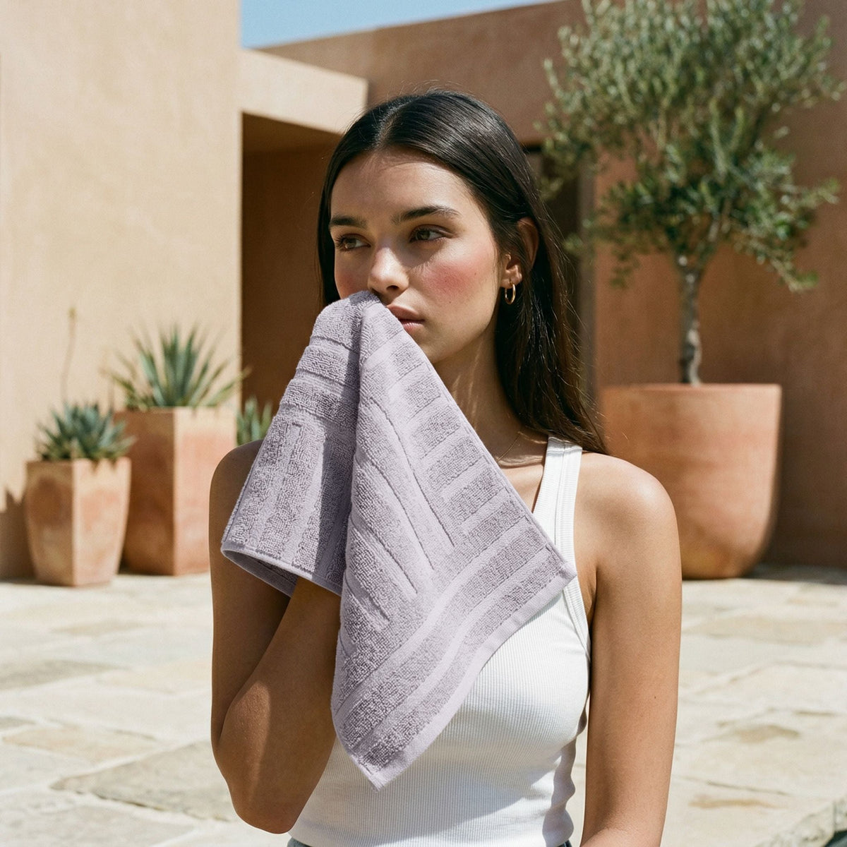 Italic Capri Solid Australian Cotton Bath & Hand Towels