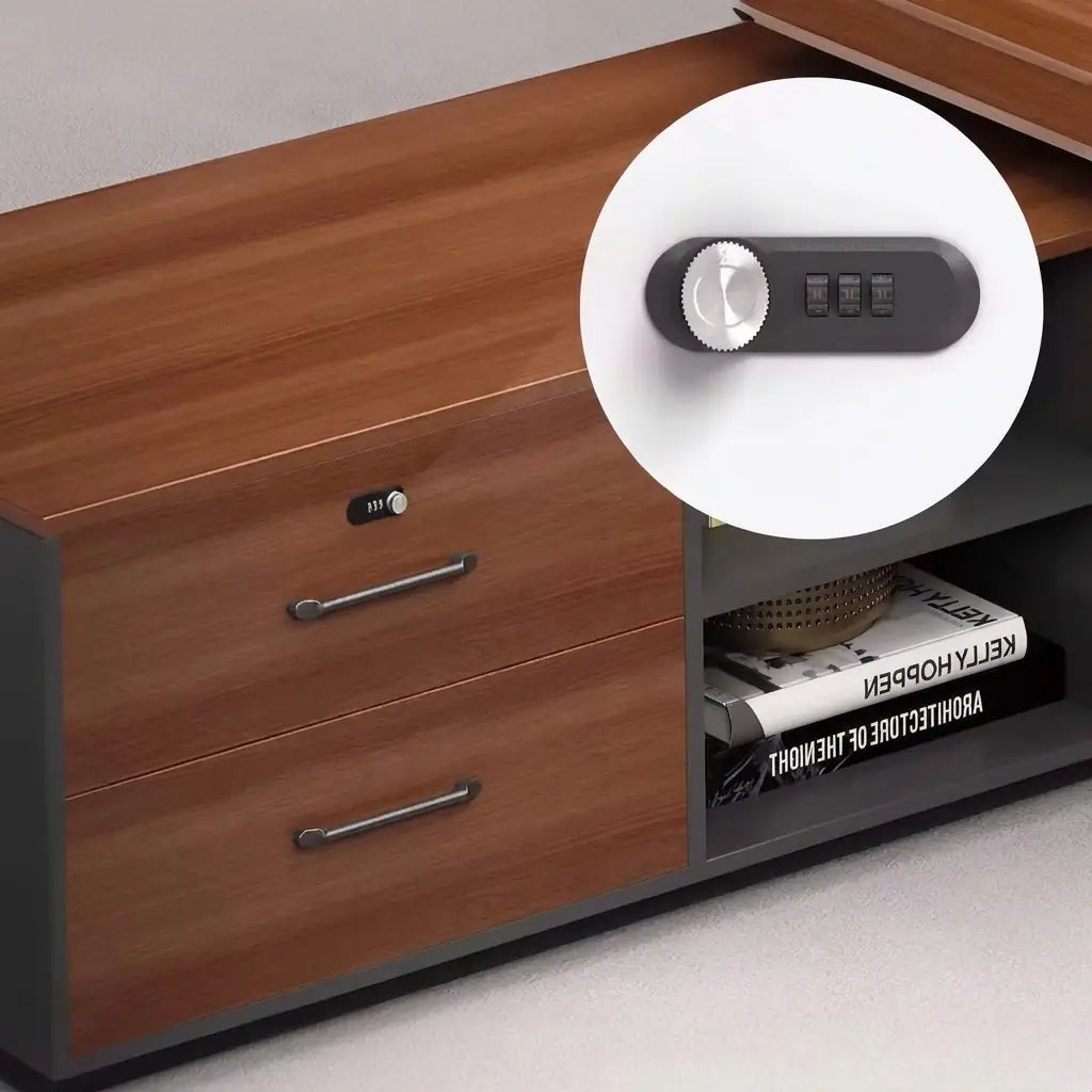 Arc Grove August L-shaped executive desk, alternate view 5