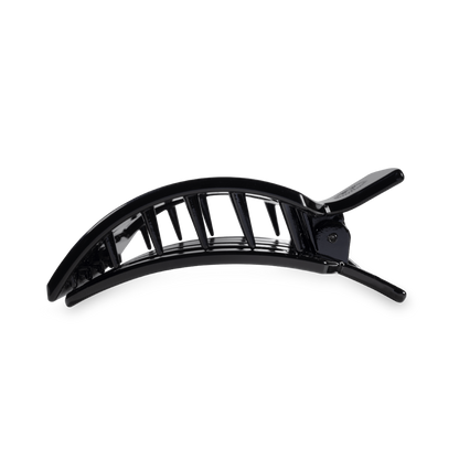 Black hair clip on a white background