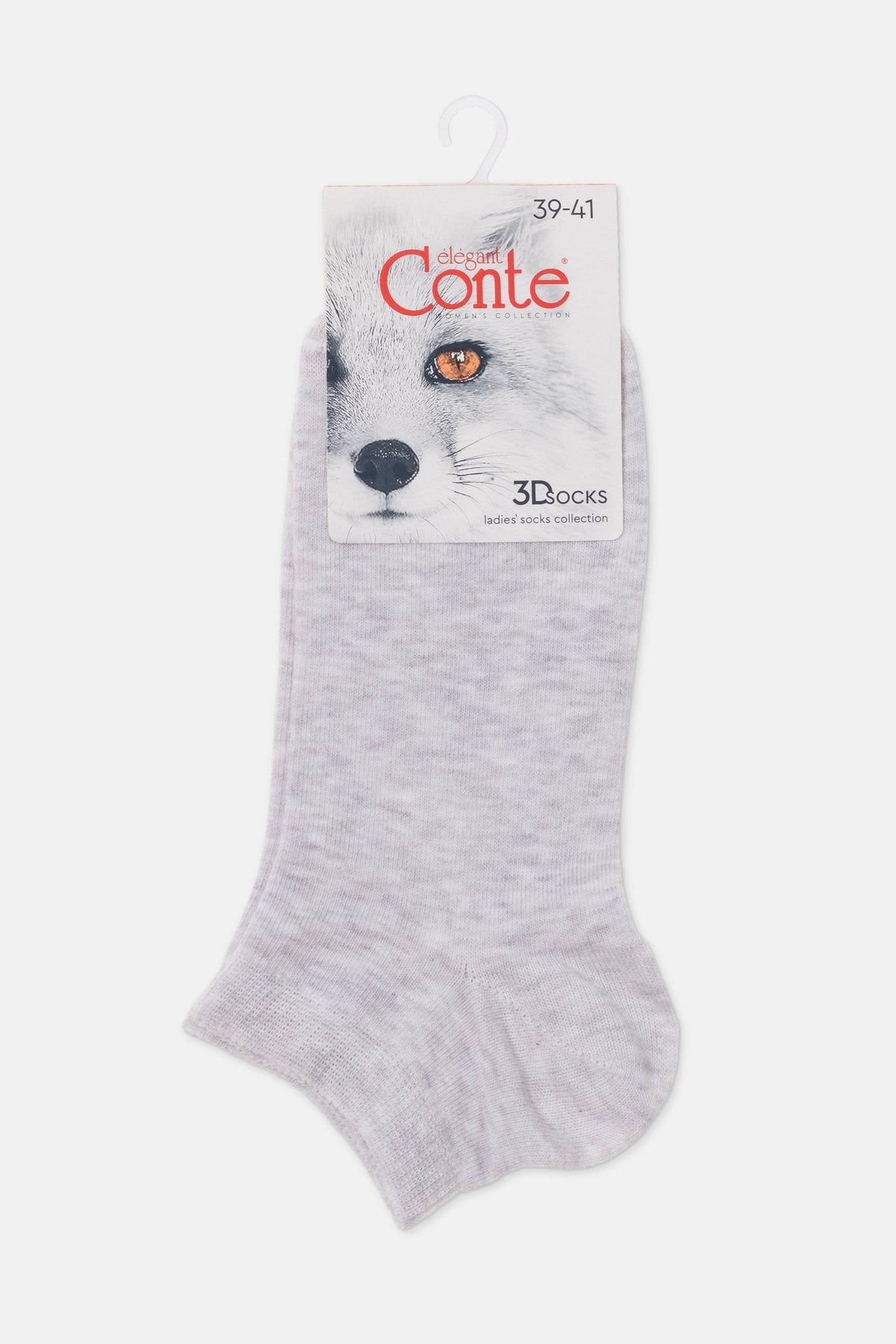 Conte cotton women's ankle 3D Socks, product photo (9)