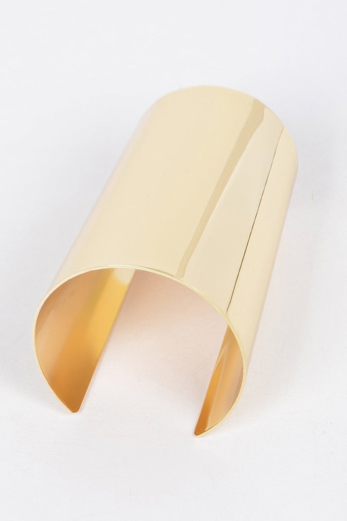 Metal Cuff in Gold, alternate view