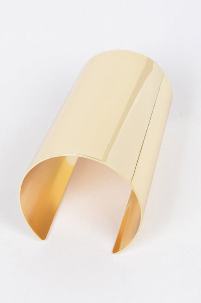 Metal Cuff in Gold, alternate view