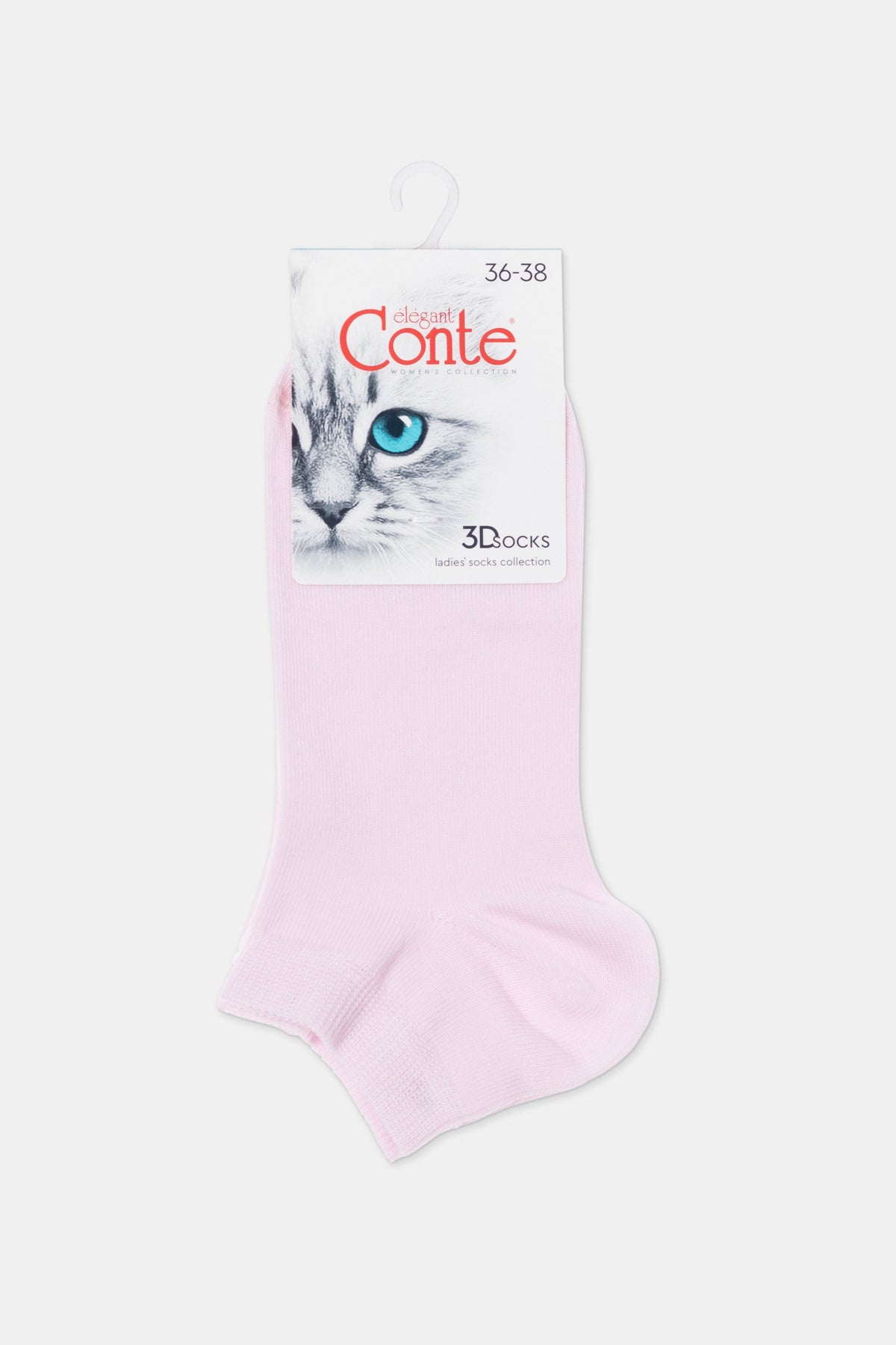 Conte cotton women's ankle 3D Socks, alternate view (6)