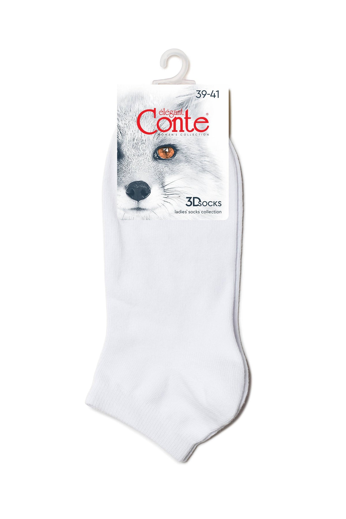Conte cotton women's ankle 3D Socks, product photo (4)