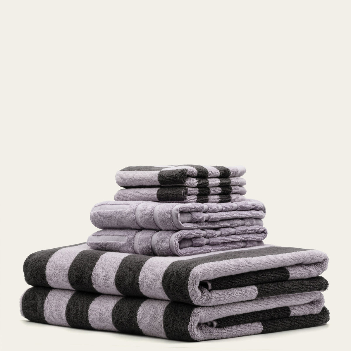Italic Shadmoor Geometric Australian Cotton Bath Sheets