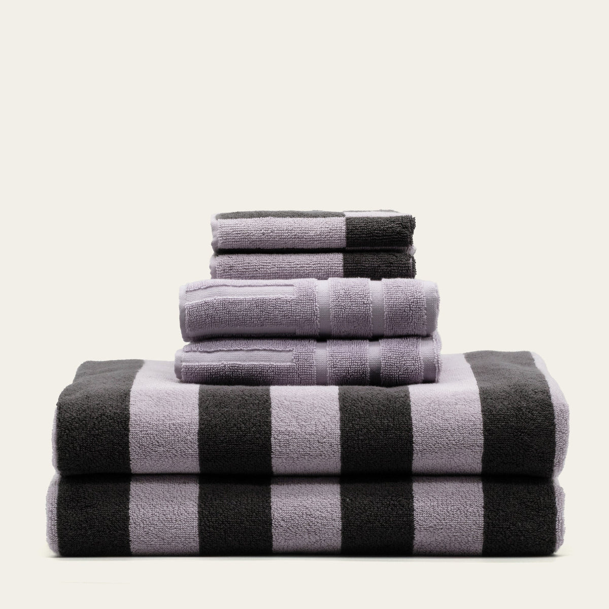 Italic Shadmoor Geometric Australian Cotton Bath Sheets