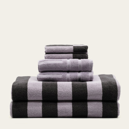 Italic Shadmoor Geometric Australian Cotton Bath Sheets