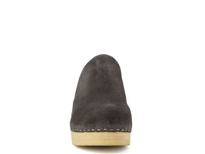 Rag & Co Darcie suede clog mule in gray, alternate view