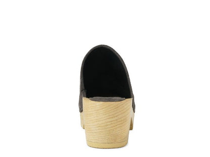 Rag & Co Darcie suede clog mule in gray, alternate view (2)