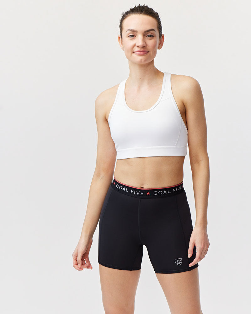 Slide Force Women's Spandex Shorts in Black
