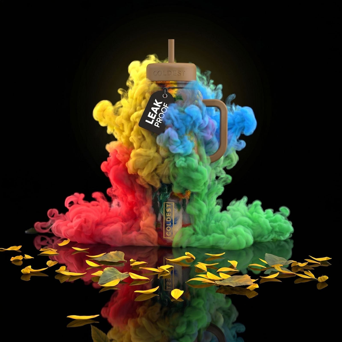 COLDEST 15oz Limitless Ultra v8 water bottle, additional detail, product photo