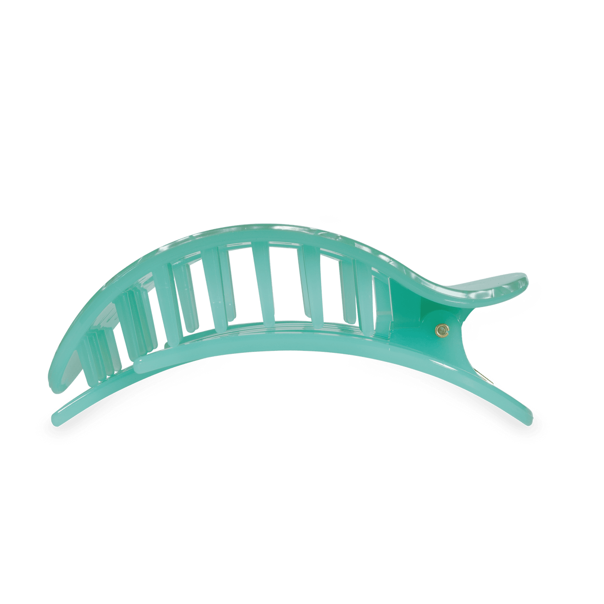 Turquoise hair clip on a transparent background