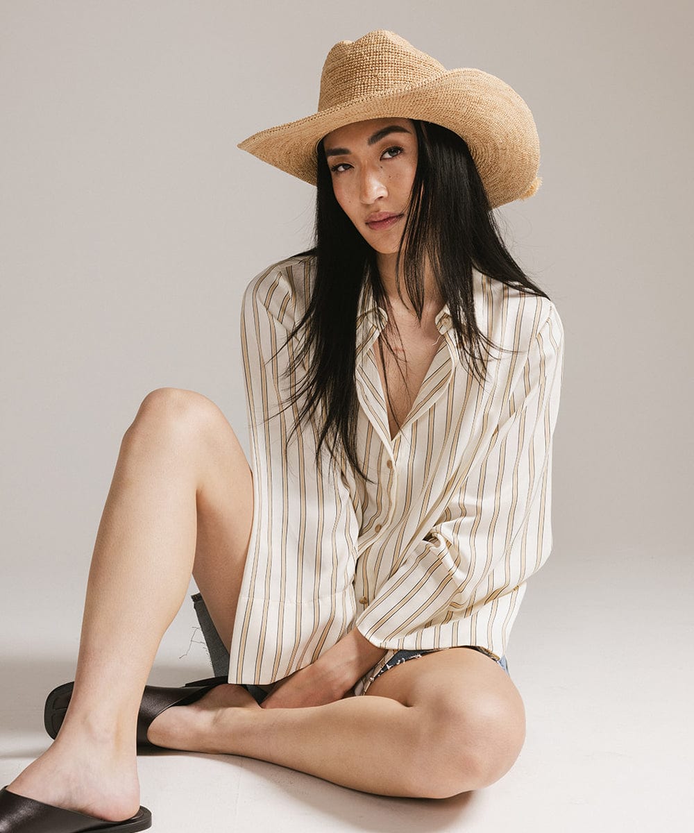 Ames Packable Straw Cowboy Hat, additional detail (2)