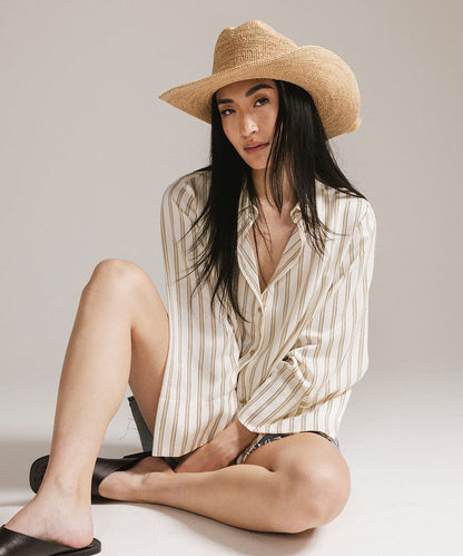 Ames Packable Straw Cowboy Hat, additional detail (2)