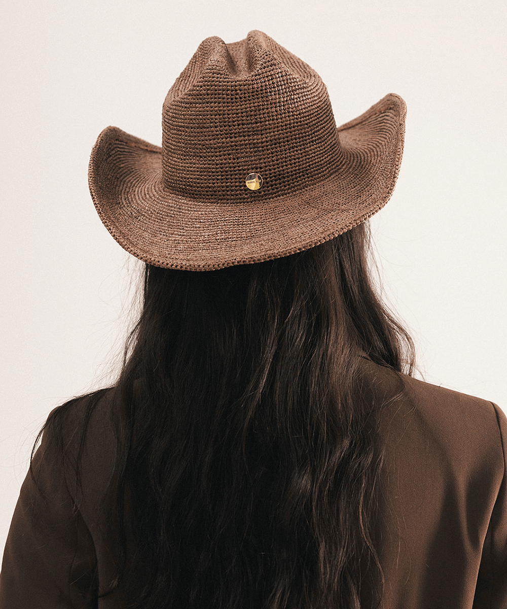 Ames Packable Straw Cowboy Hat, additional detail (3)