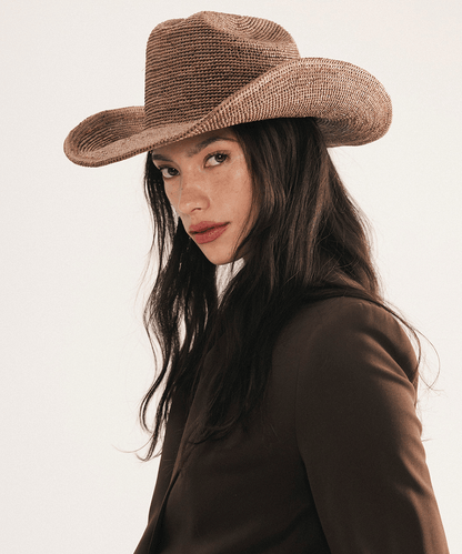 Ames Packable Straw Cowboy Hat, alternate view (3)