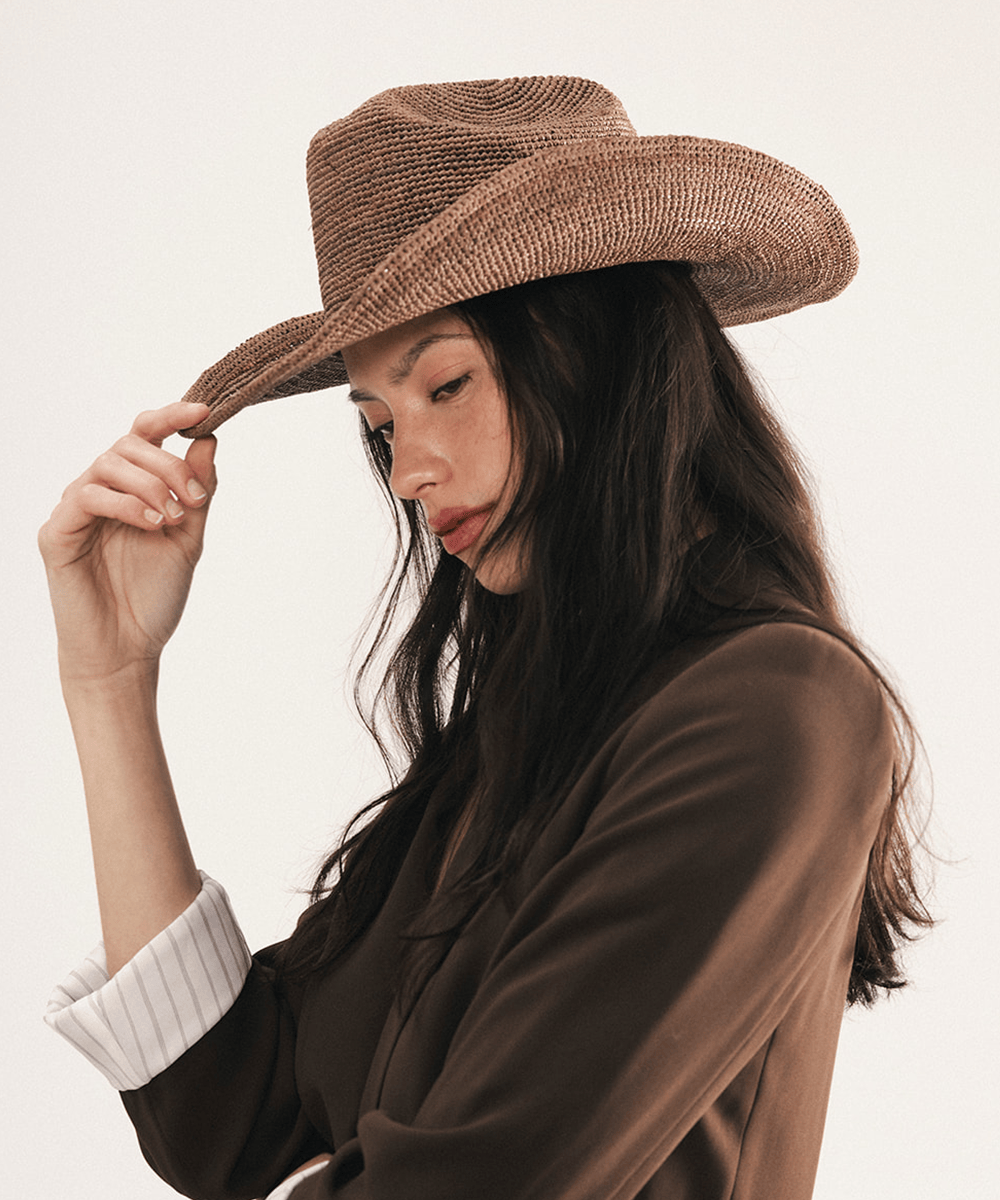 Ames Packable Straw Cowboy Hat, product photo (2)