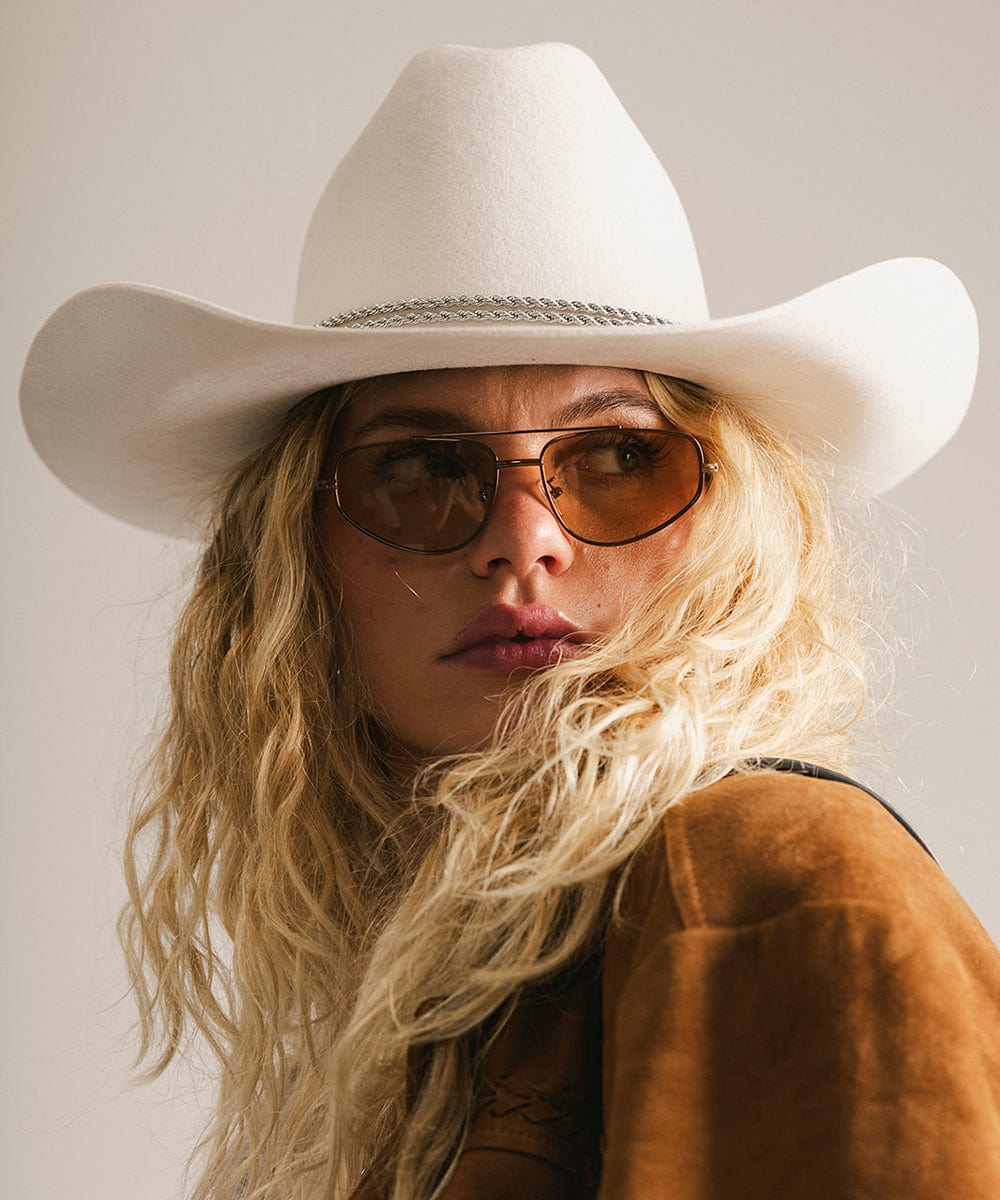 Sienna Aviator Sunglasses in Brown, alternate view (2)