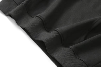 Close-up of black fabric on a white background