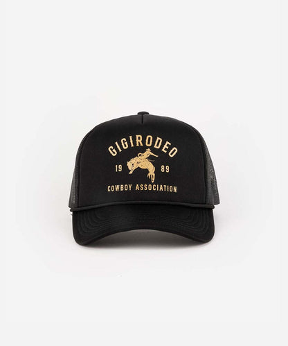 Gigi Rodeo Trucker Hat in Black