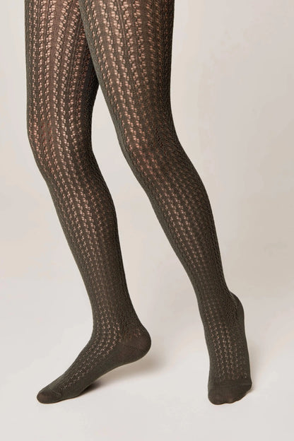 Conte-Kids Miss 618 cotton tights with mesh pattern, product photo
