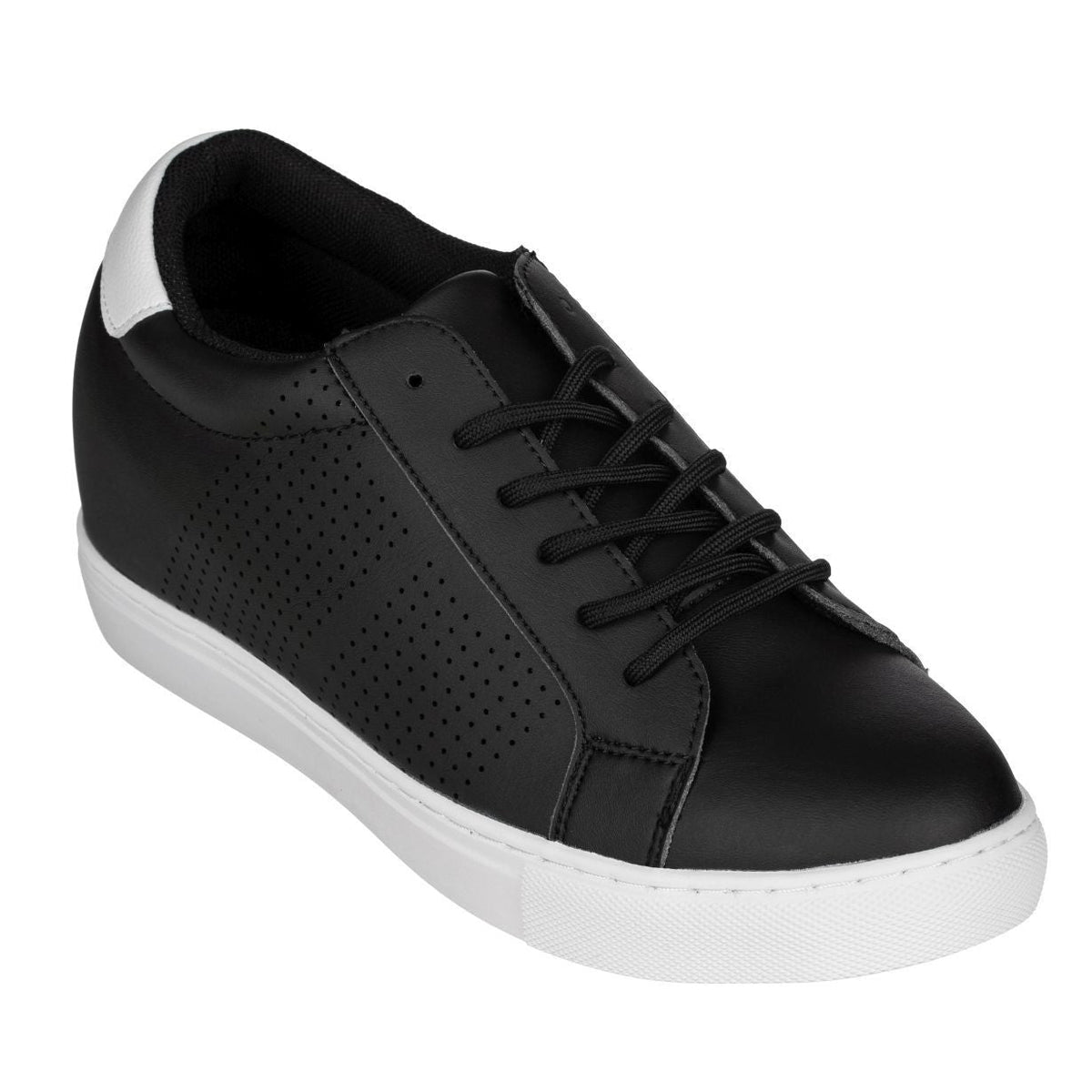 CALTO H0831 low-top elevator sneaker in black, product photo