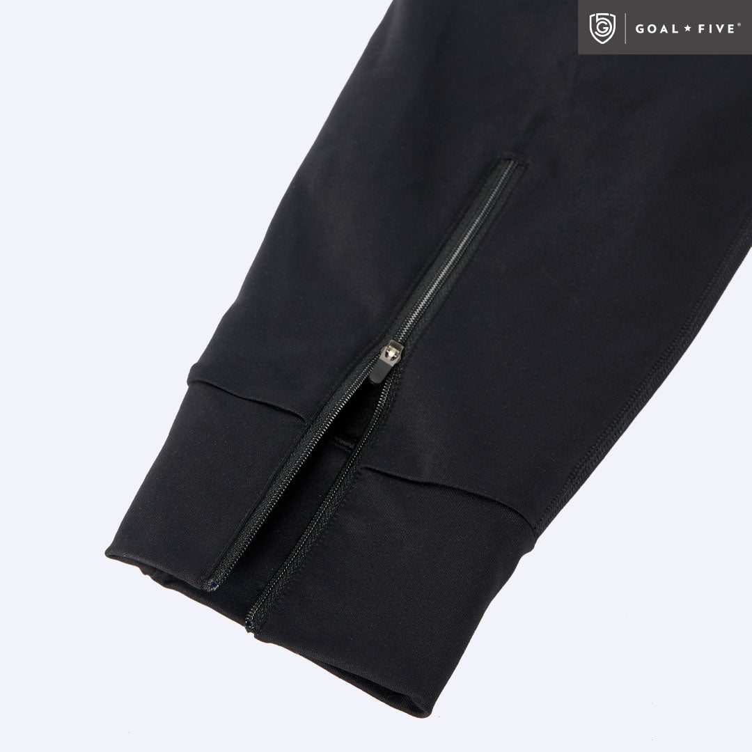 Valia Women's Black Jogger Pants, alternate view, additional detail